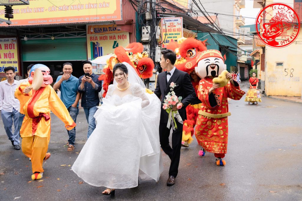 thuê múa lân đám hỏi hà nội