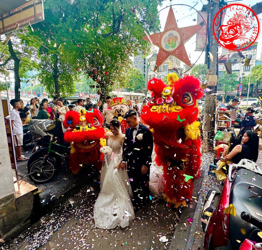 dịch vụ thuê múa lân đám cưới, lễ vu quy, lễ ăn hỏi