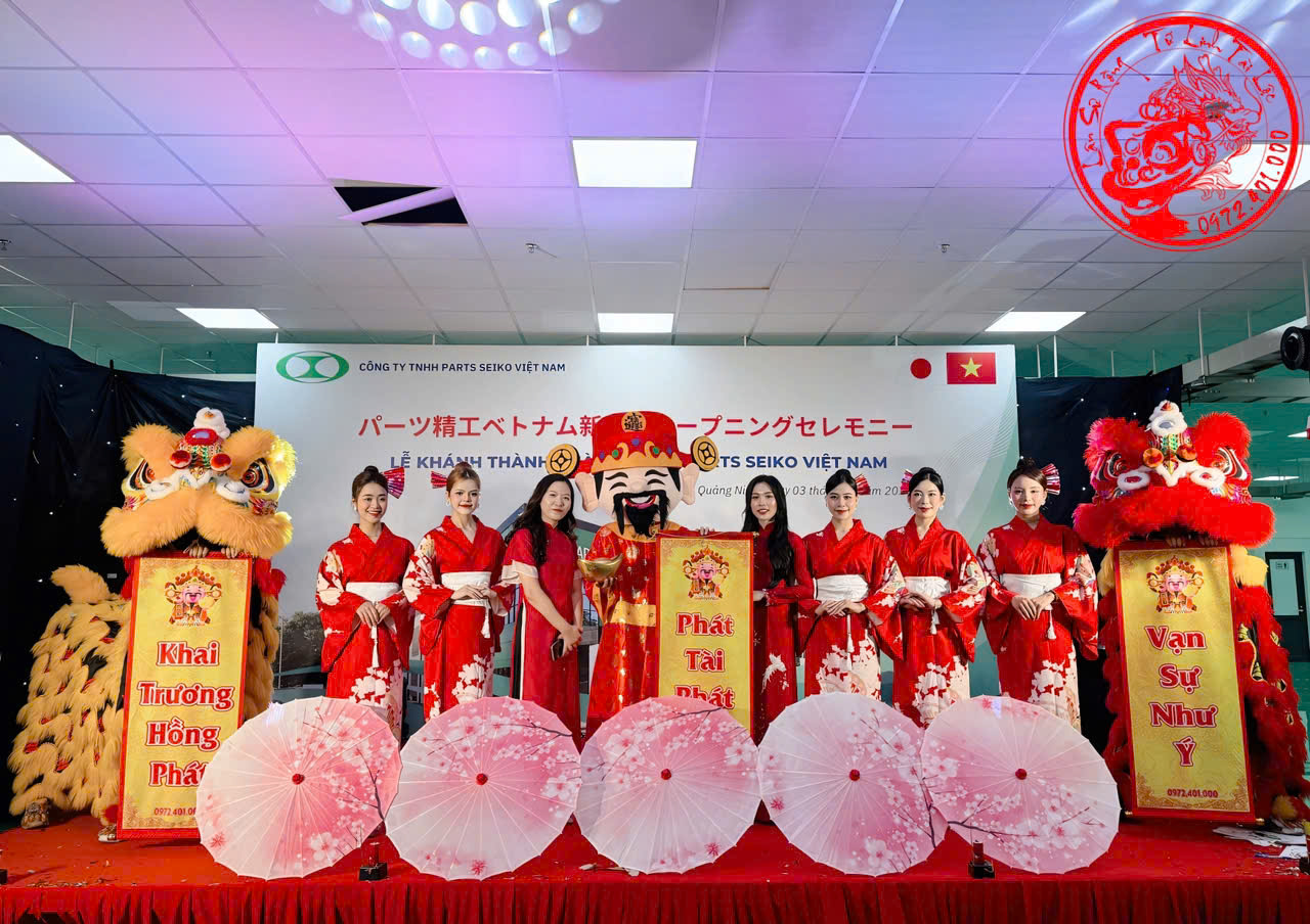 múa lân khai trương quảng ninh chuyên nghiệp