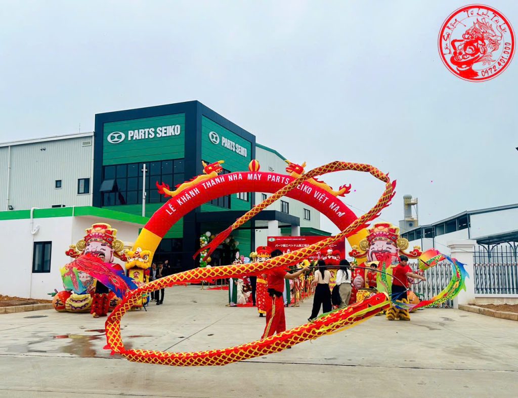 thuê múa lân khai trương tại quảng ninh