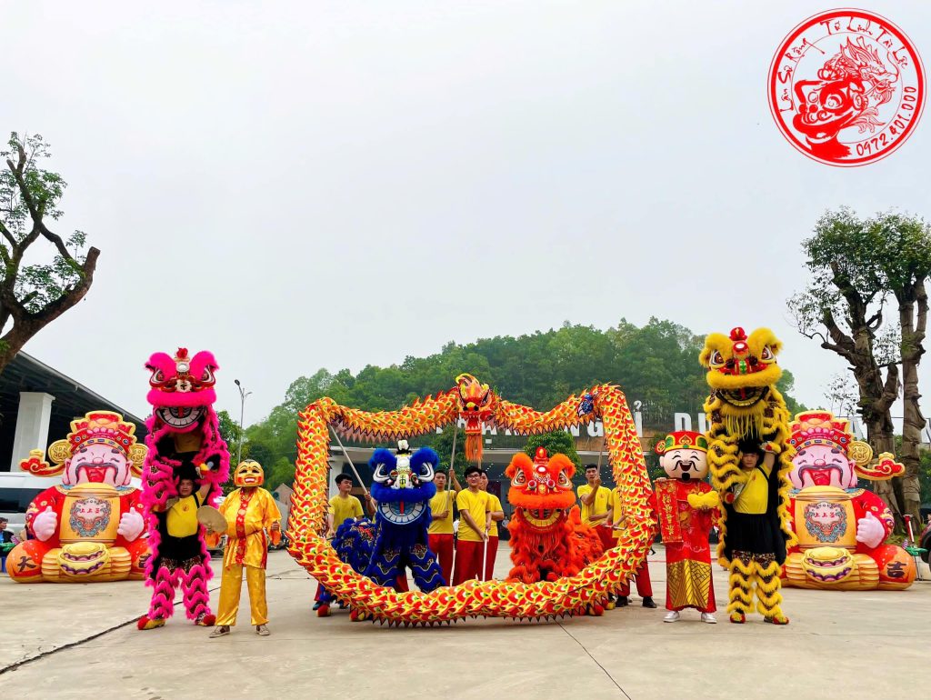 múa lân sư rồng khai trương phú thọ